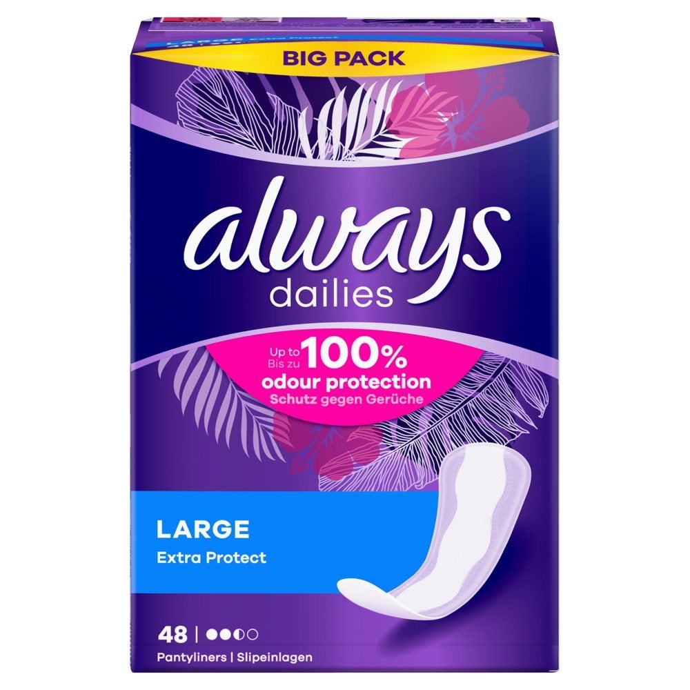 Always Slipeinlage Extra Protect Large Bigpack 48 Stück 8377